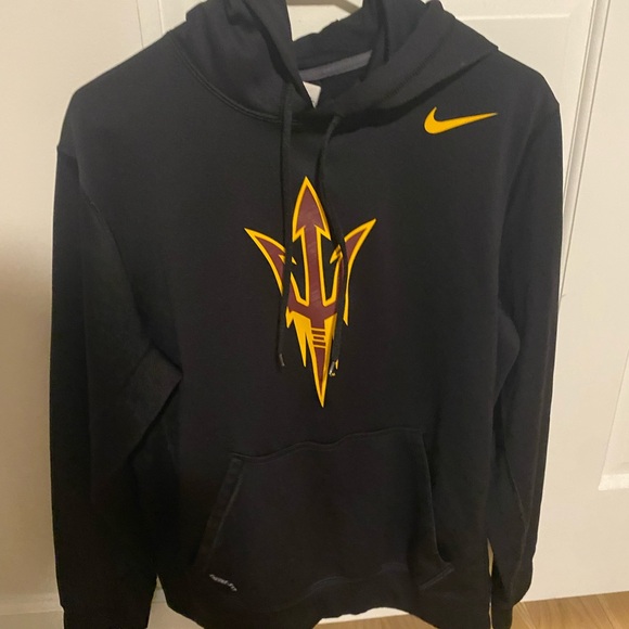 Nike Other - Nike Men's Arizona State Black Hoodie with Gold Accents